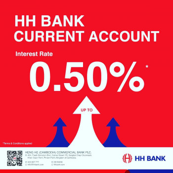 HH BANK with interest rate 0.50%